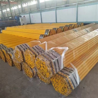 Tuberia de Acero Recubierto de Plastico para Gas .
